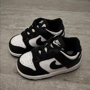 Nike Kids Black and White Sneakers